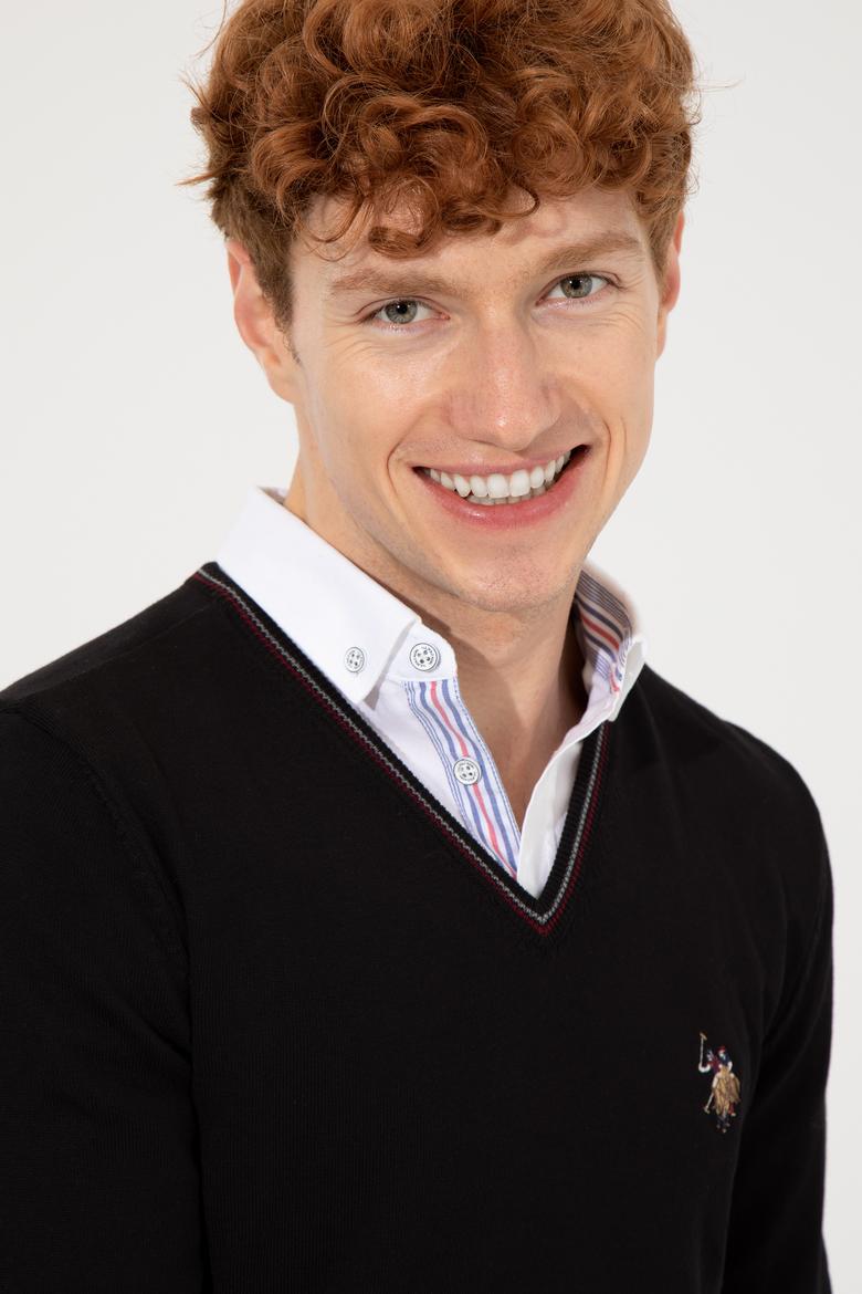 Erkek Siyah Basic Kazak - 50251886015