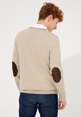 Erkek Taş Melanj Basic Kazak - 50251886082