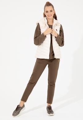 Kadın Krem Yelek - 50254415020