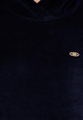 Kadın Lacivert Kapüşonlu Sweatshirt - 50261173005