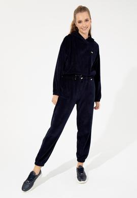 Kadın Lacivert Kapüşonlu Sweatshirt - 50261173005