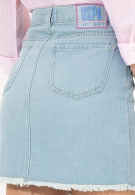 Kadın Mavi Jean Etek - 50250753003