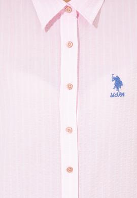 Kadın Pudra Uzun Kollu Gömlek - 50246676022