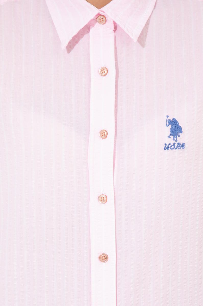 Kadın Pudra Uzun Kollu Gömlek