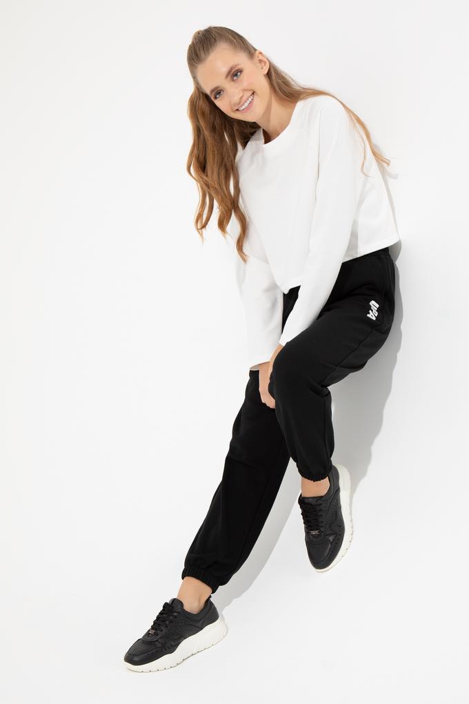 Kadın Siyah Jogger Eşofman Altı