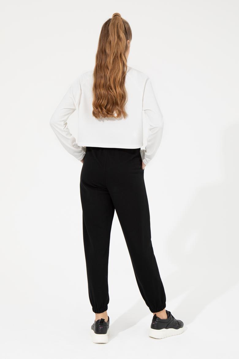 Kadın Siyah Jogger Eşofman Altı - 50261288034