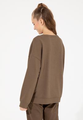 Kadın Coconut Bisiklet Yaka Sweatshirt - 50260962028