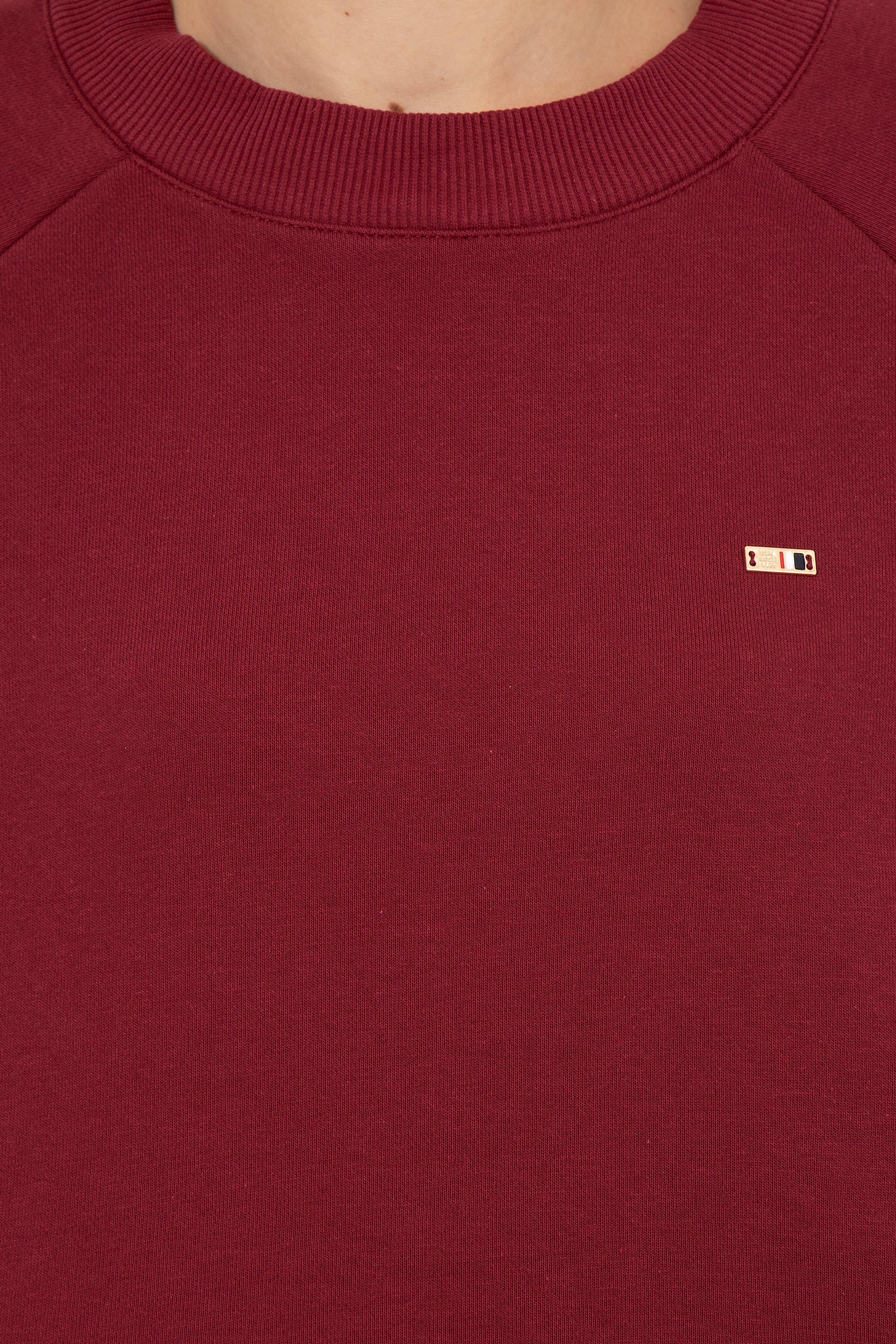 Kadın Vİşne Bisiklet Yaka Sweatshirt