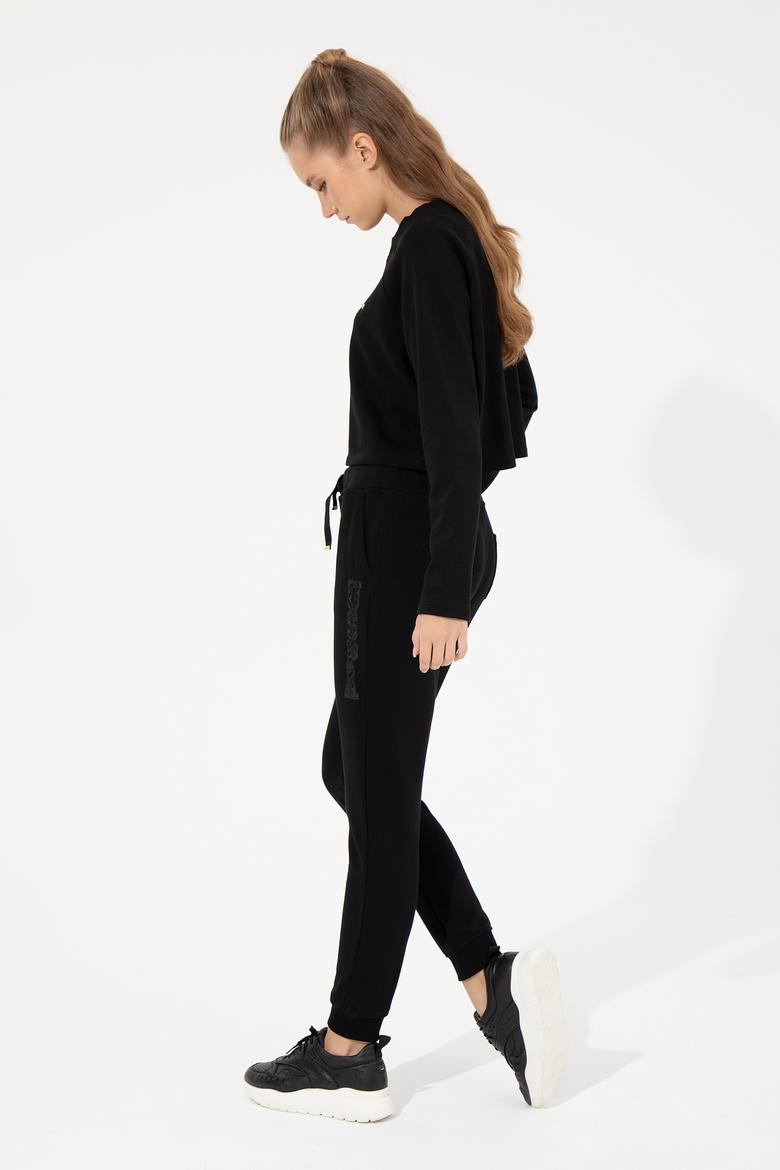 Kadın Siyah Eşofman Altı - 50256316014