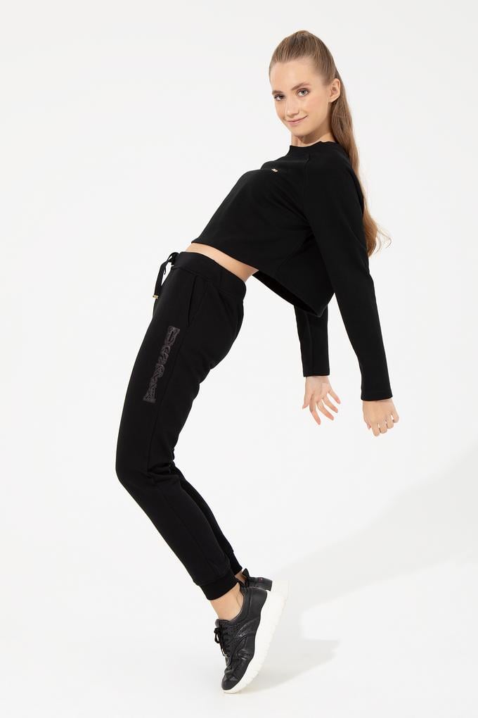 Kadın Siyah Eşofman Altı