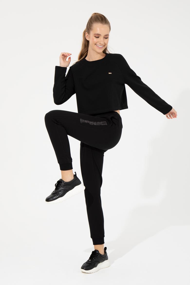 Kadın Siyah Eşofman Altı - 50256316014