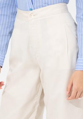 Kadın Krem Pantolon - 50246038012