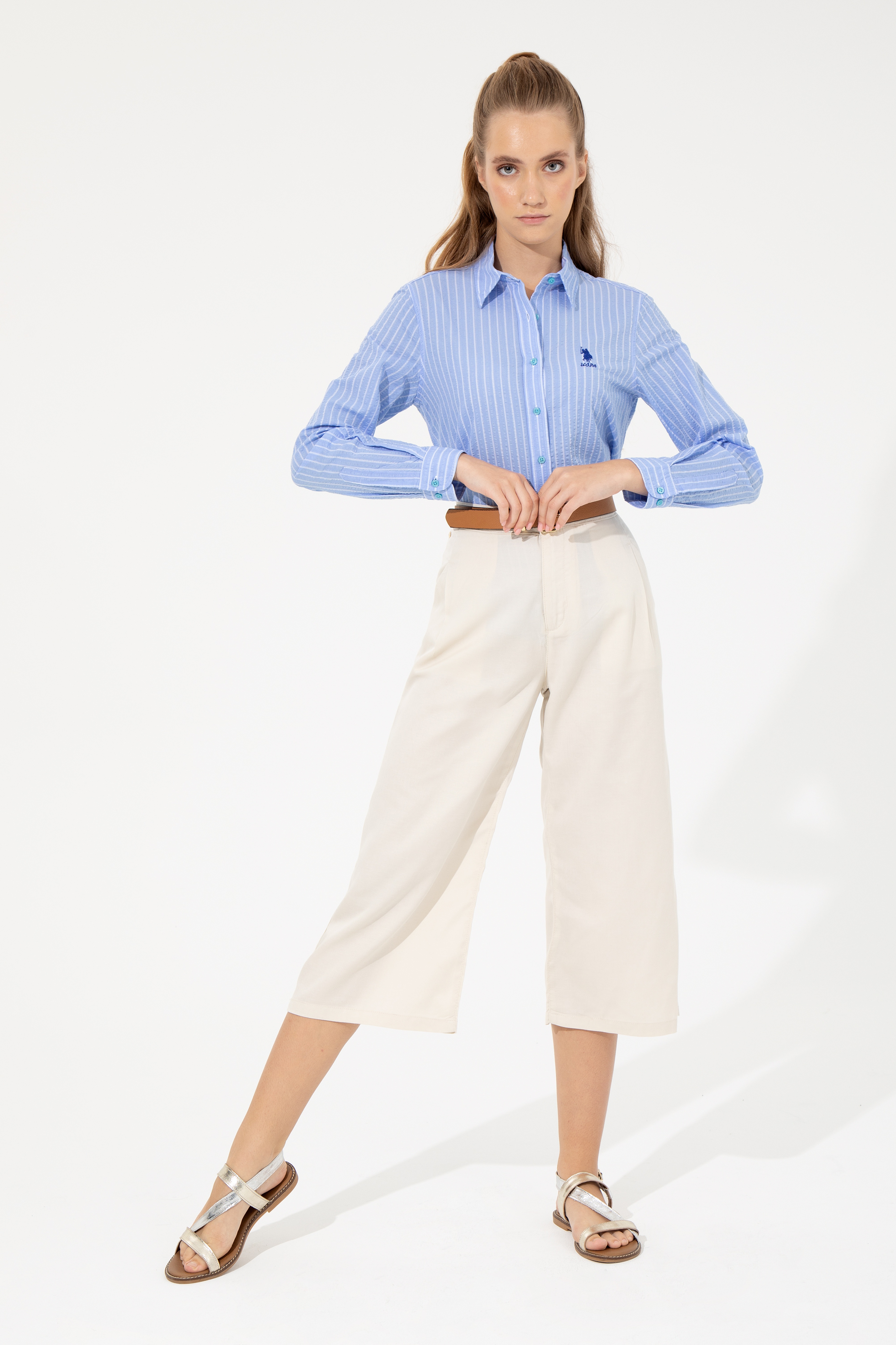 Kadın Krem Pantolon - Image 3