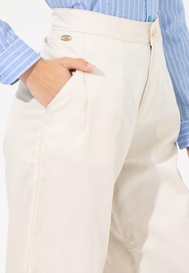 Kadın Krem Pantolon - 50246038012