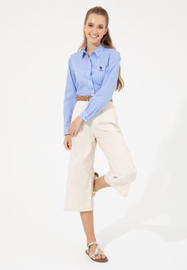 Kadın Krem Pantolon - 50246038012