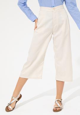 Kadın Krem Pantolon - 50246038012