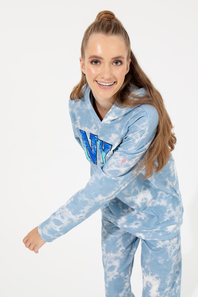 Kadın Mavi Sweatshirt - 50254460013