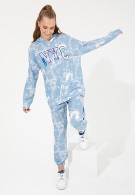 Kadın Mavi Sweatshirt - 50254460013