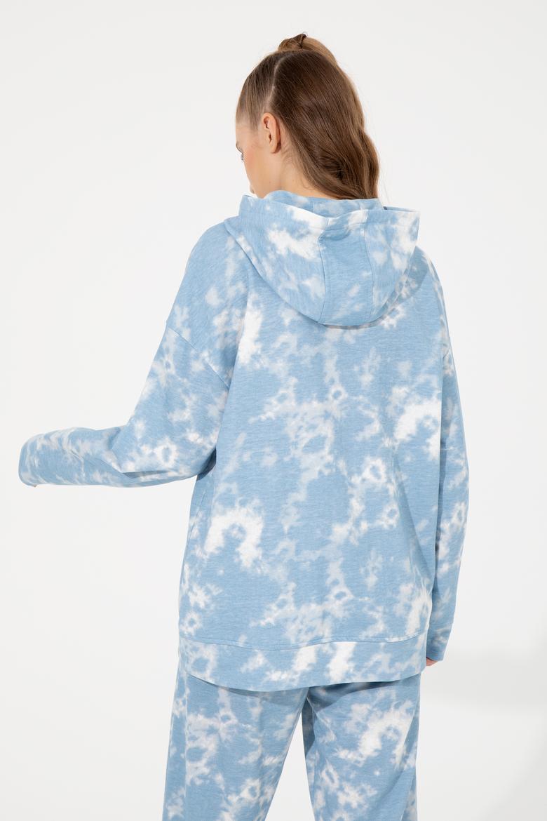 Kadın Mavi Sweatshirt - 50254460013