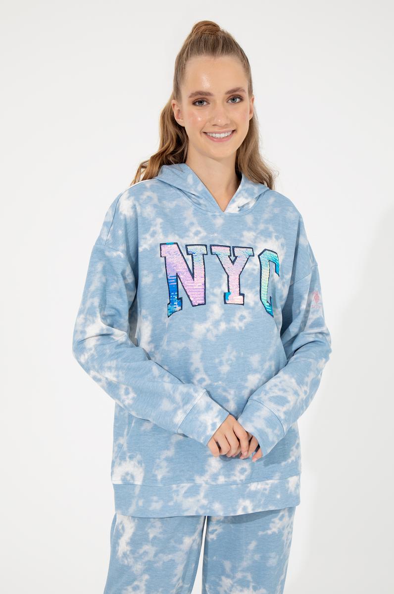 Kadın Mavi Sweatshirt