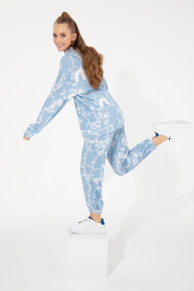 Kadın Mavi Jogger Eşofman Altı - 50254464011