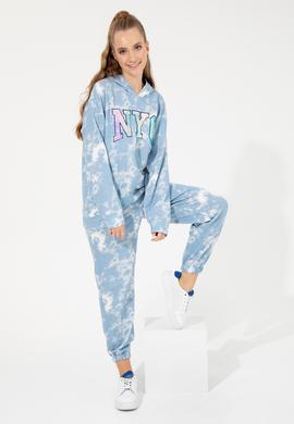 Kadın Mavi Jogger Eşofman Altı - 50254464011