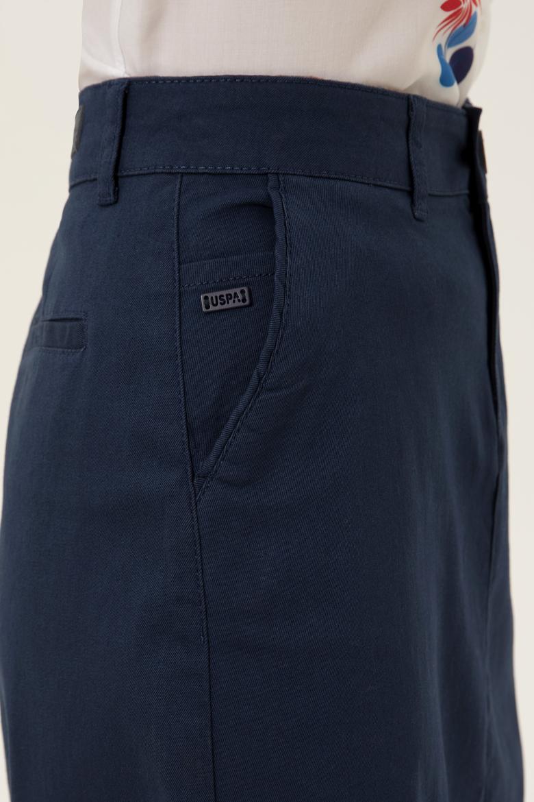 Kadın İndigo Dokuma Etek - 50207211060