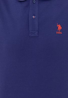 Erkek Mavi Basic Polo Yaka Tişört - 50249153370