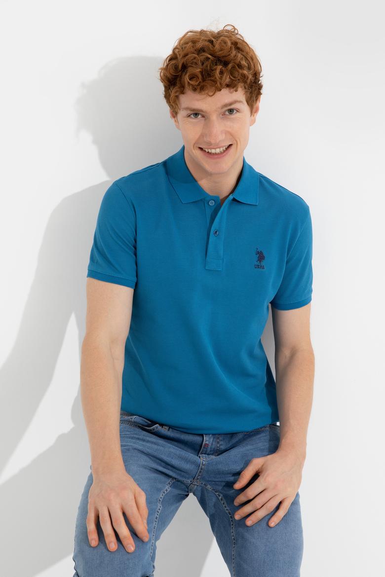 Erkek Petrol Basic Tişört - 50249153301