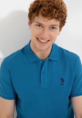 Erkek Petrol Basic Tişört - 50249153301