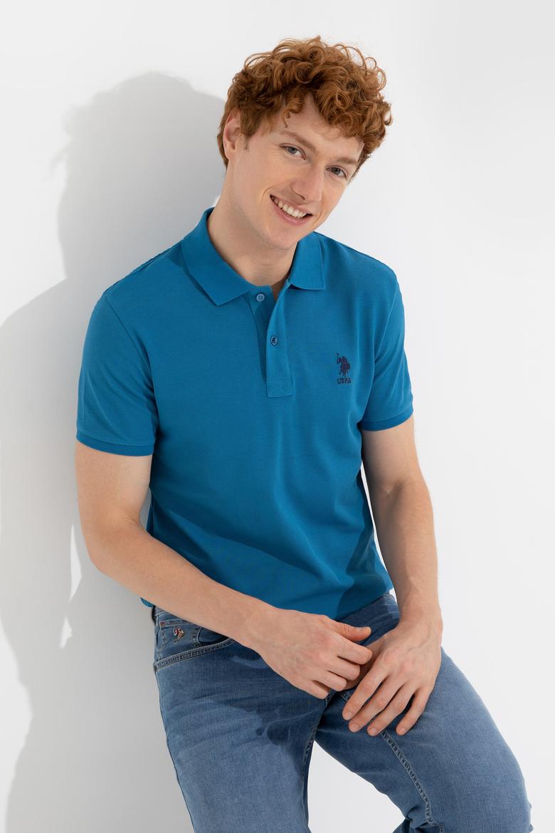 Erkek Petrol Basic Tişört - 50249153301