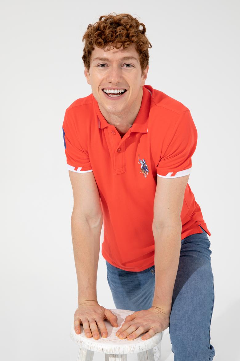 Erkek Kırmızı Basic Tişört - 50249140046