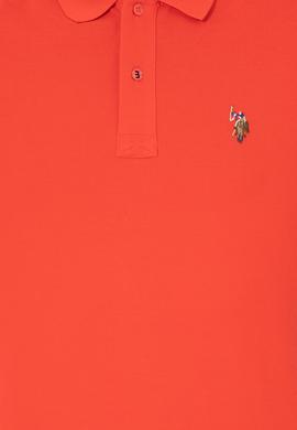 Erkek Kırmızı Polo Yaka Basic T-Shirt - 50248556170