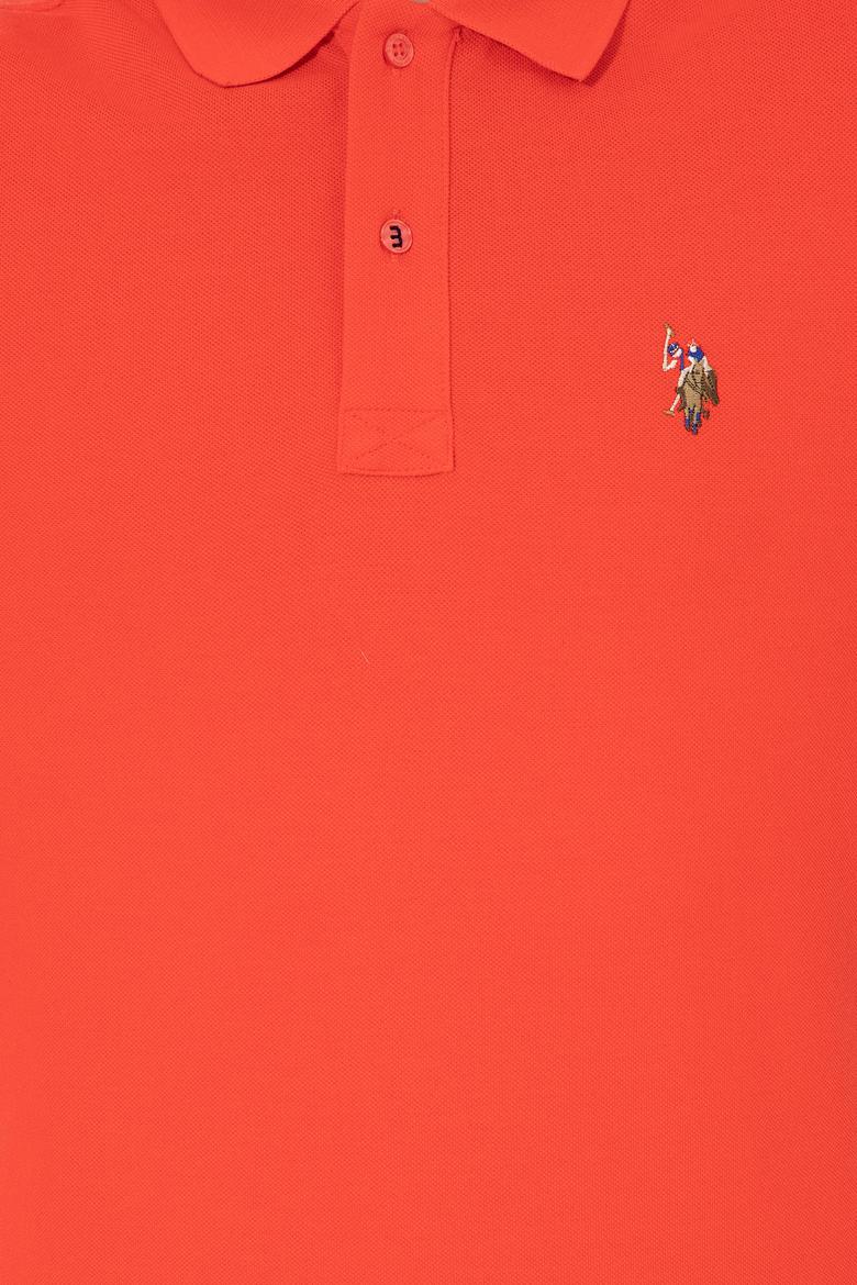 Erkek Kırmızı Polo Yaka Basic T-Shirt - 50248556170