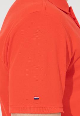 Erkek Kırmızı Polo Yaka Basic T-Shirt - 50248556170