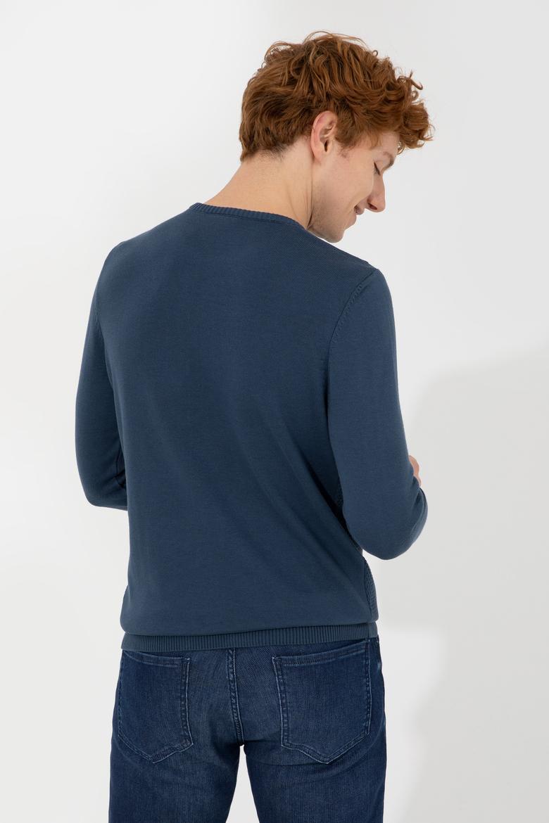 Erkek İndigo Kazak - 50252311030