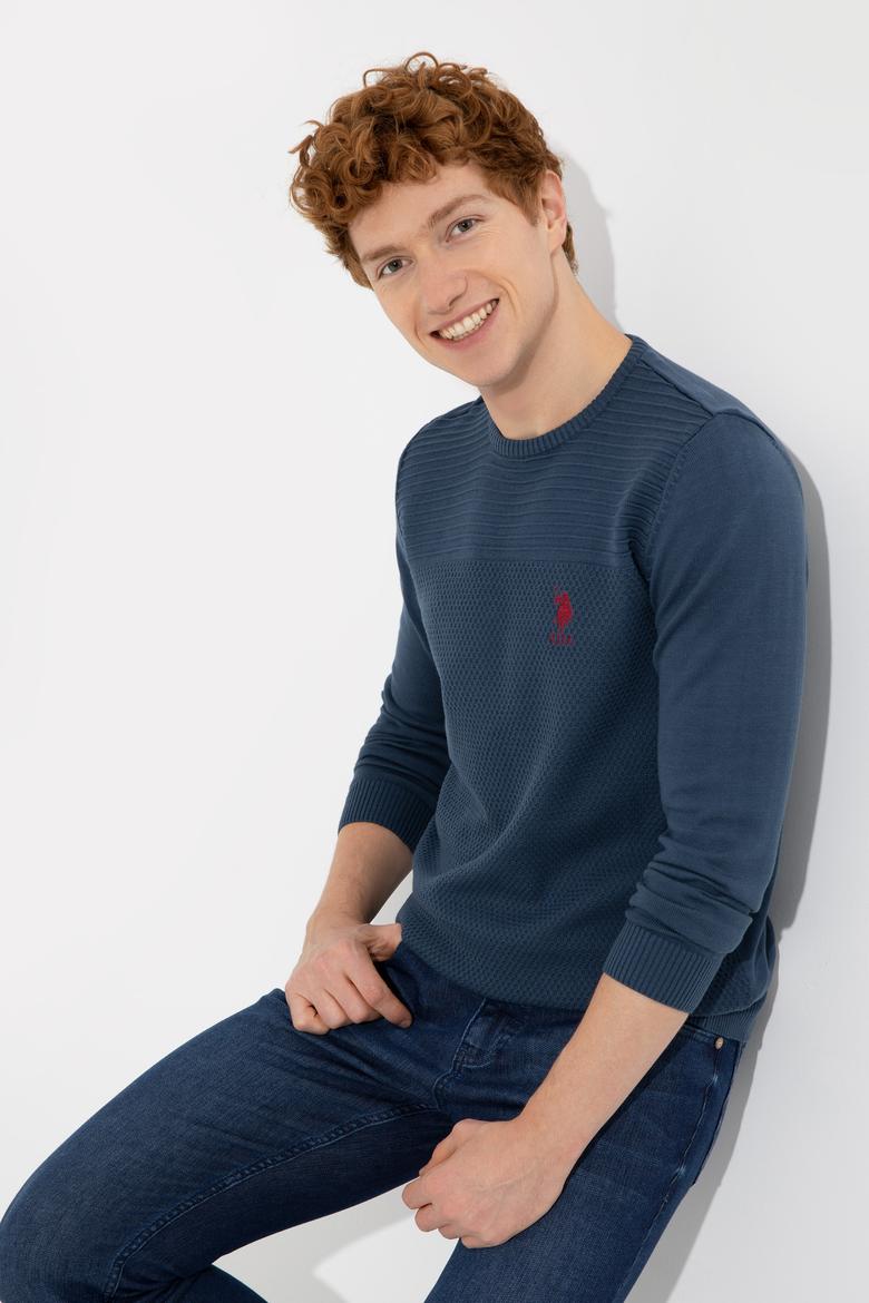 Erkek İndigo Kazak - 50252311030