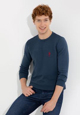 Erkek İndigo Kazak - 50252311030