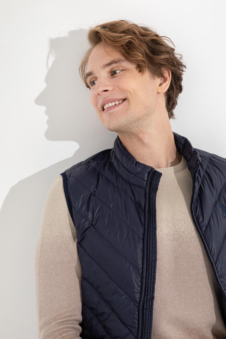 Erkek Lacivert Yelek - 50254450029