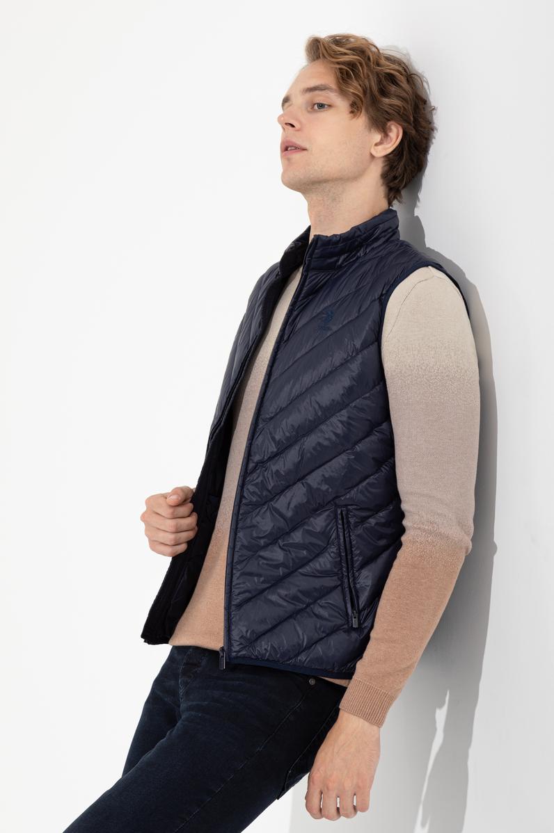 Erkek Lacivert Yelek