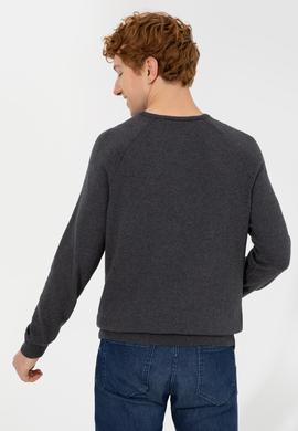 Erkek Antrasit Melanj Kazak - 50252198039