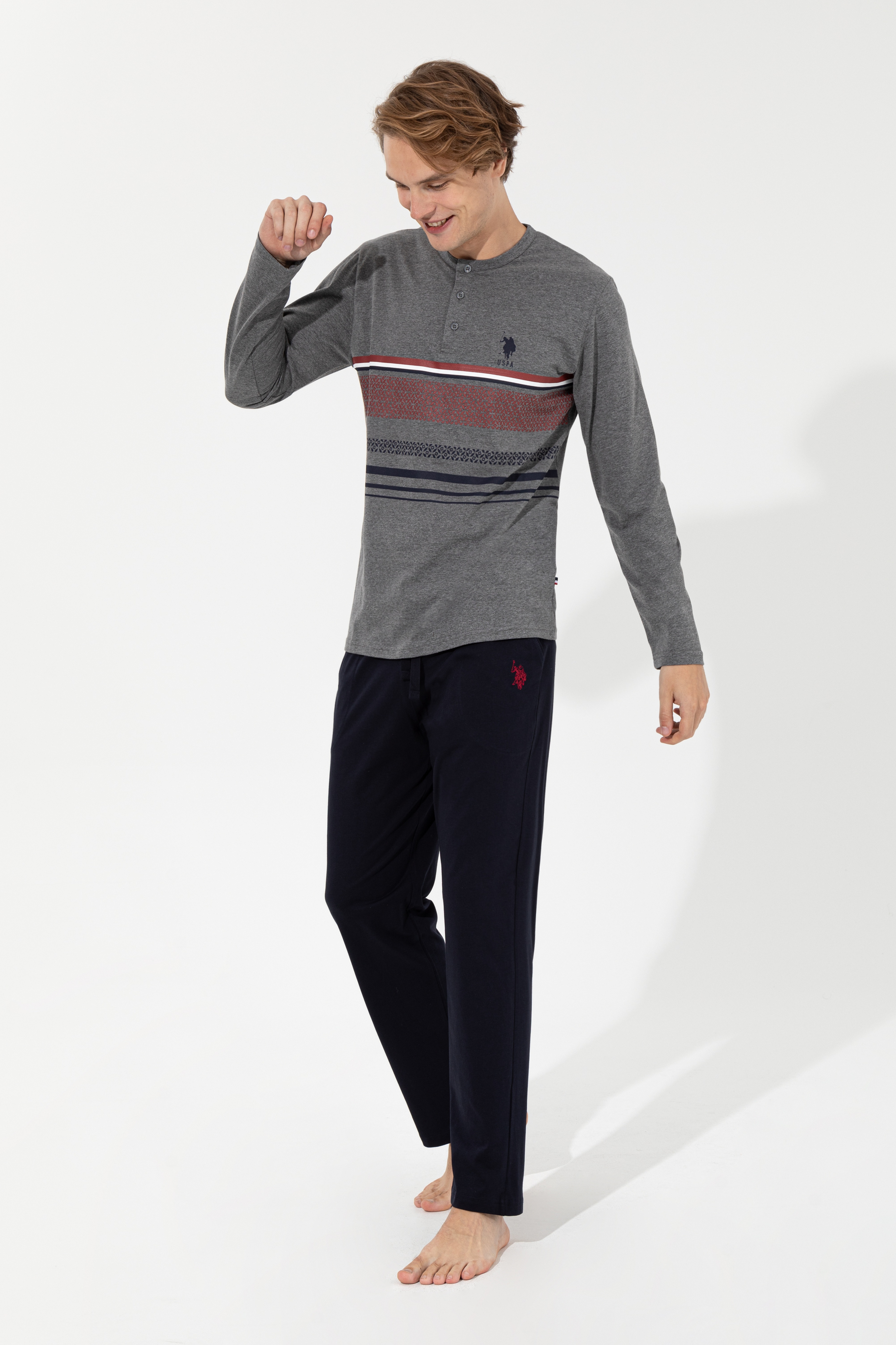 Erkek Lacivert Pijama Takımı - Image 2