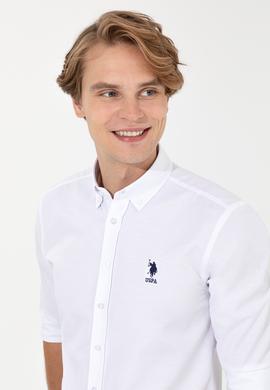 Erkek Beyaz Uzun Kollu Basic Gömlek - 50262534008