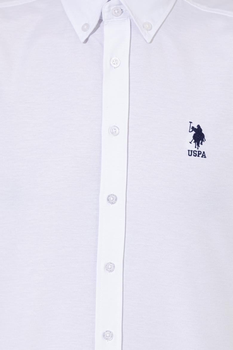 Erkek Beyaz Uzun Kollu Basic Gömlek - 50262534008