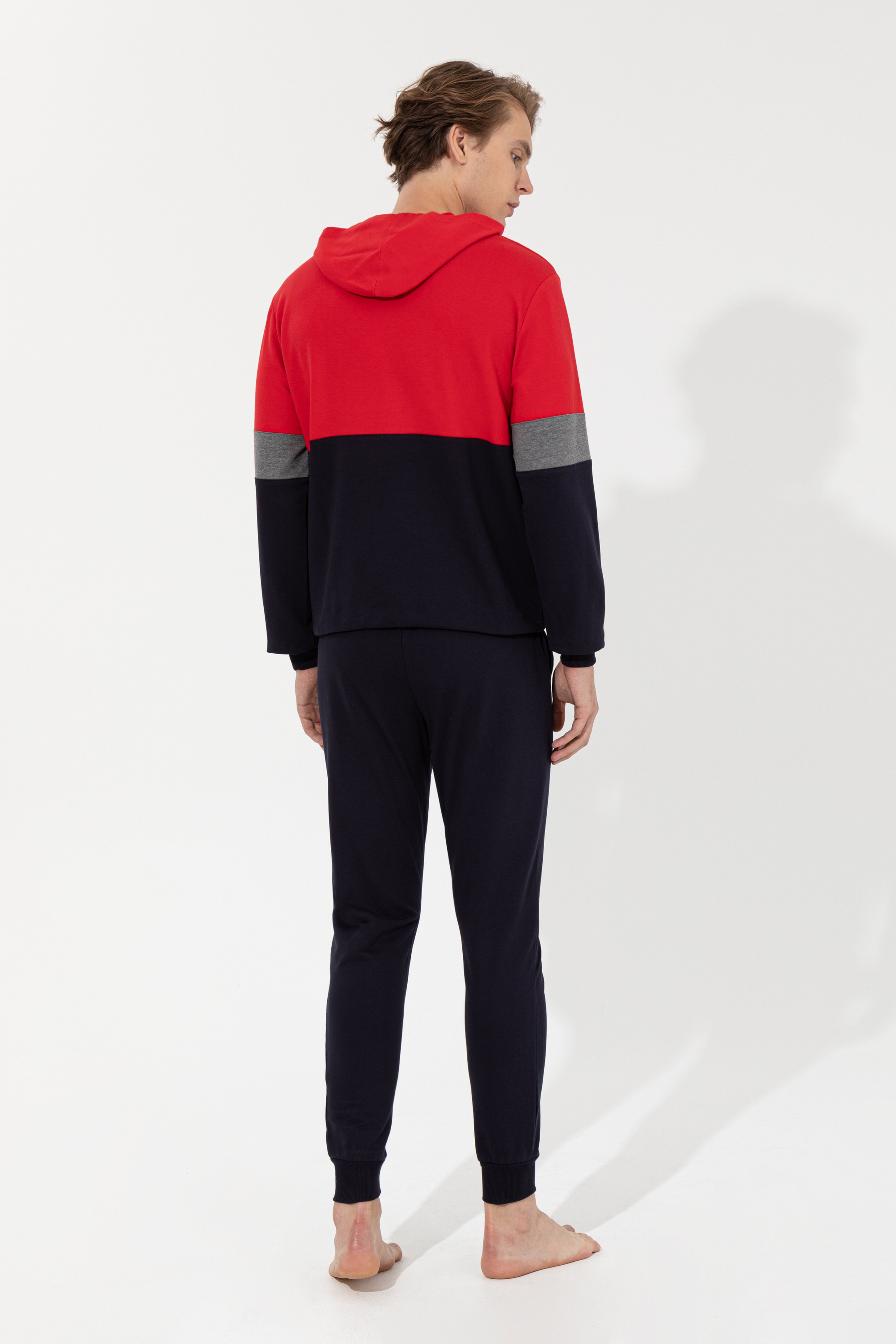 Erkek Kırmızı Pijama Takımı - Image 3