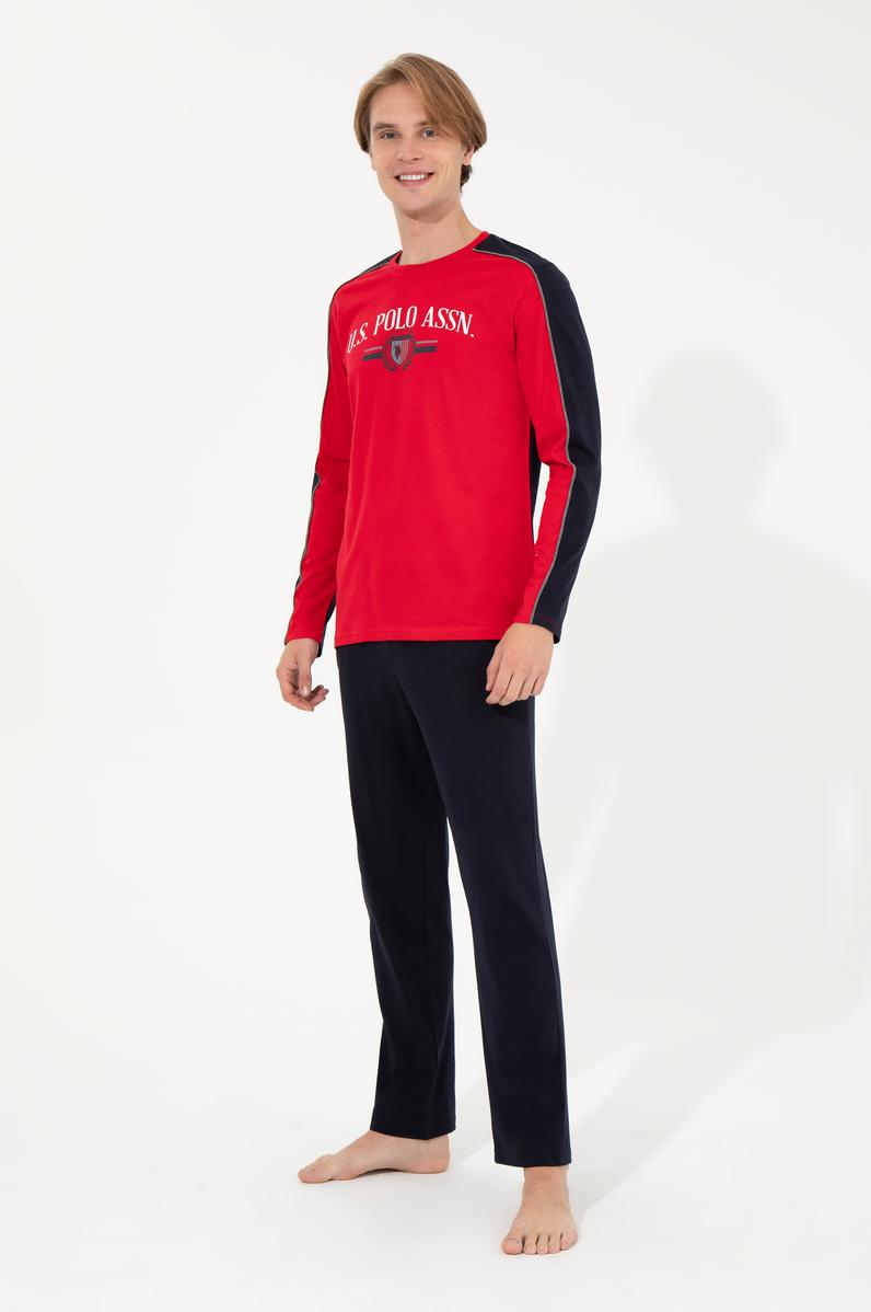 Erkek Kırmızı Pijama Takımı