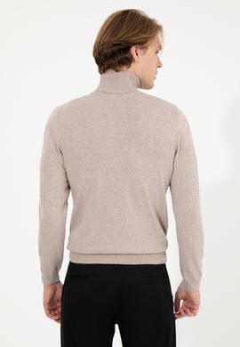 Erkek Vizon Melanj Basic Kazak - 50251874092