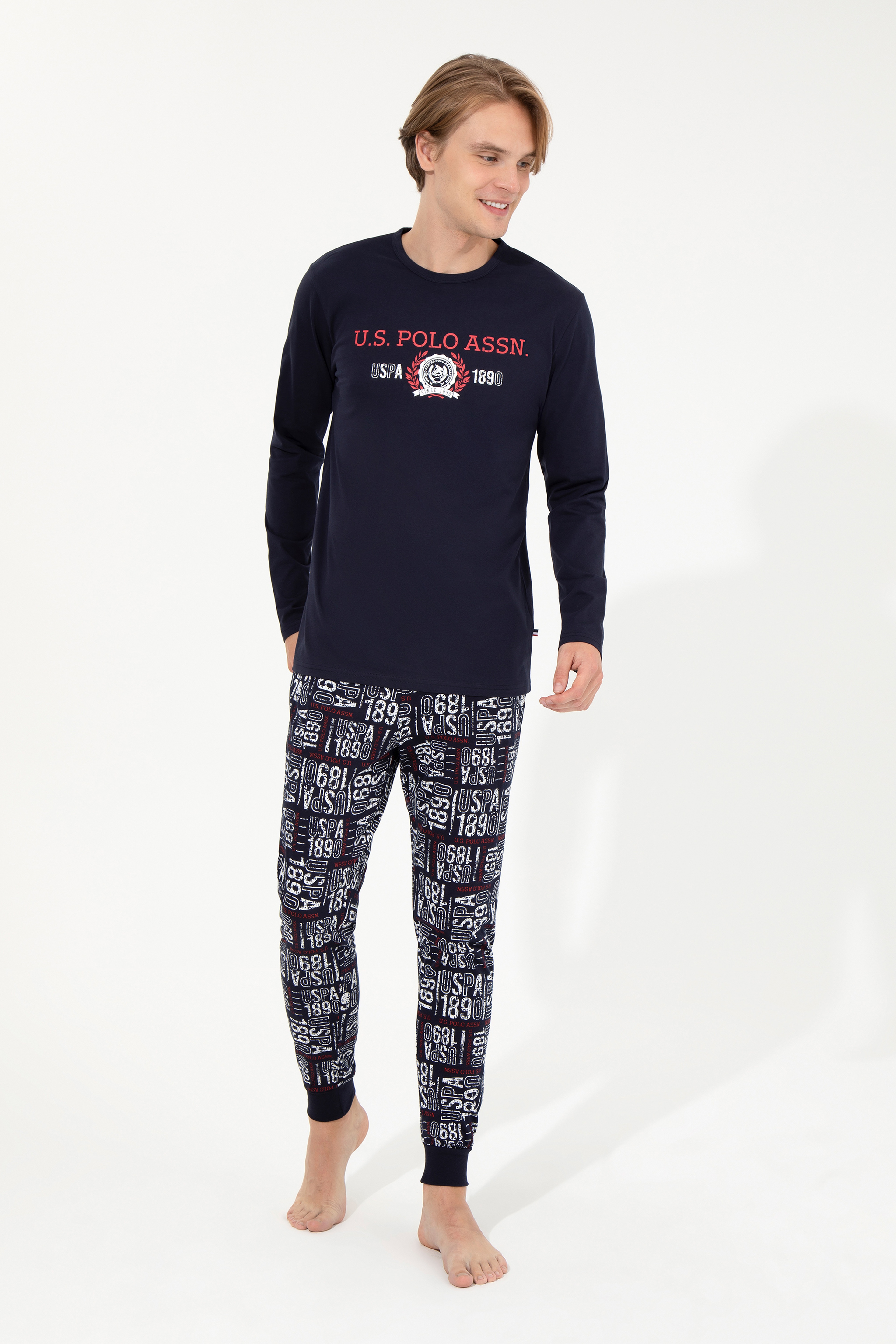 Erkek Lacivert Pijama Takımı