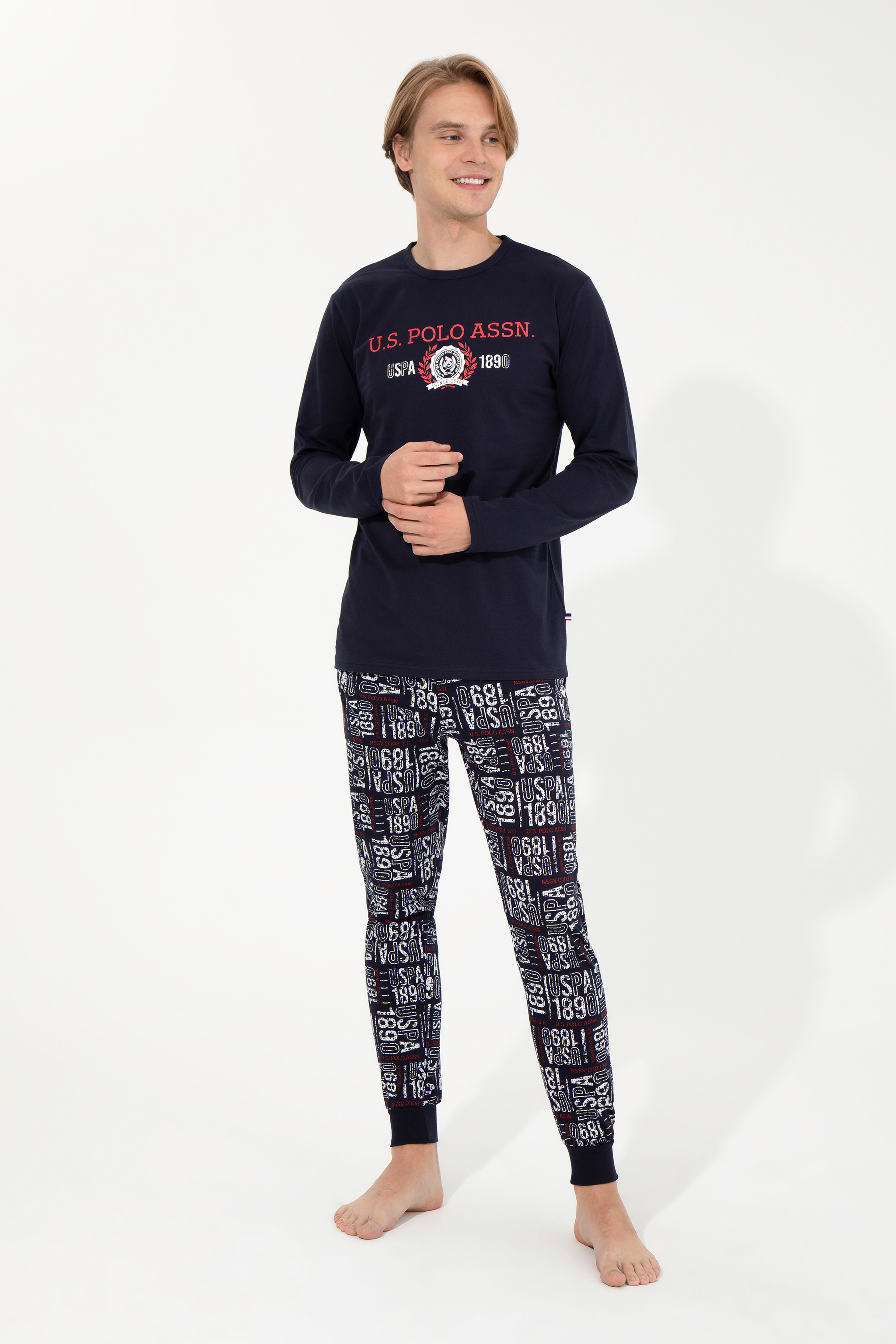 Erkek Lacivert Pijama Takımı - Image 2
