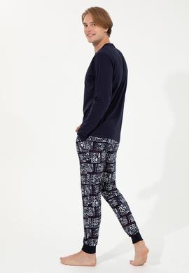 Erkek Lacivert Pijama Takımı - 50264664010